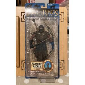 Vintage Y2K Toy Biz LOTR Return of the King Haradrim Archer Figure NRFB (2003)